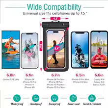 PVC Phone Pouch for Outdoor Swimming & Drifting